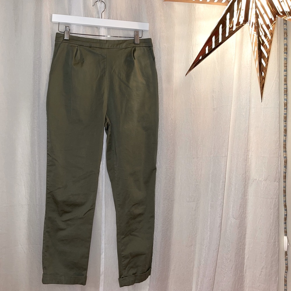 Olive Green Women's Pants